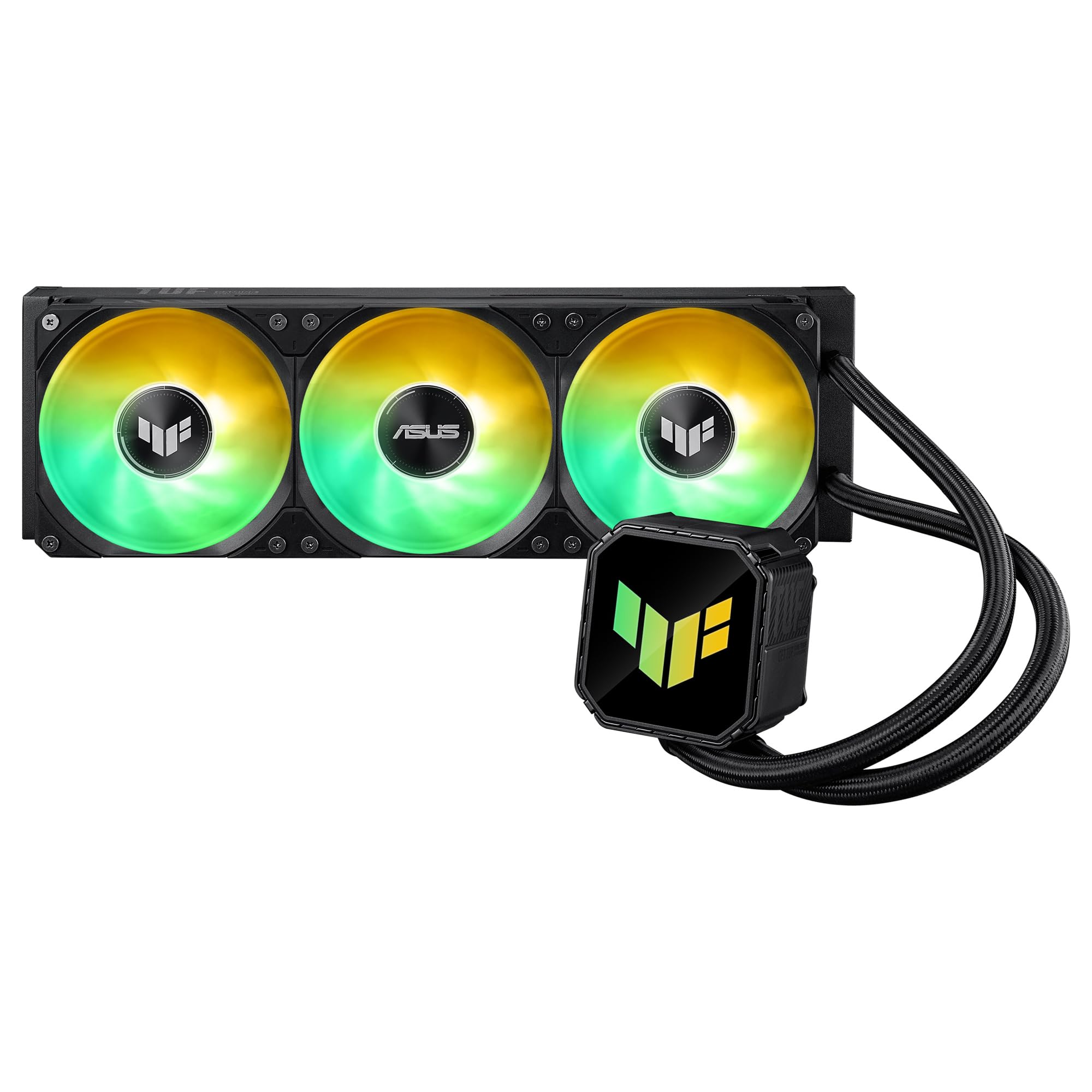 ASUS TUF Gaming LC III 360 ARGB - Sistema de refrigeración líquida todo en uno para CPU con tres ventiladores preinstalados, bomba eficiente para asegurar temperaturas de funcionamiento óptimas