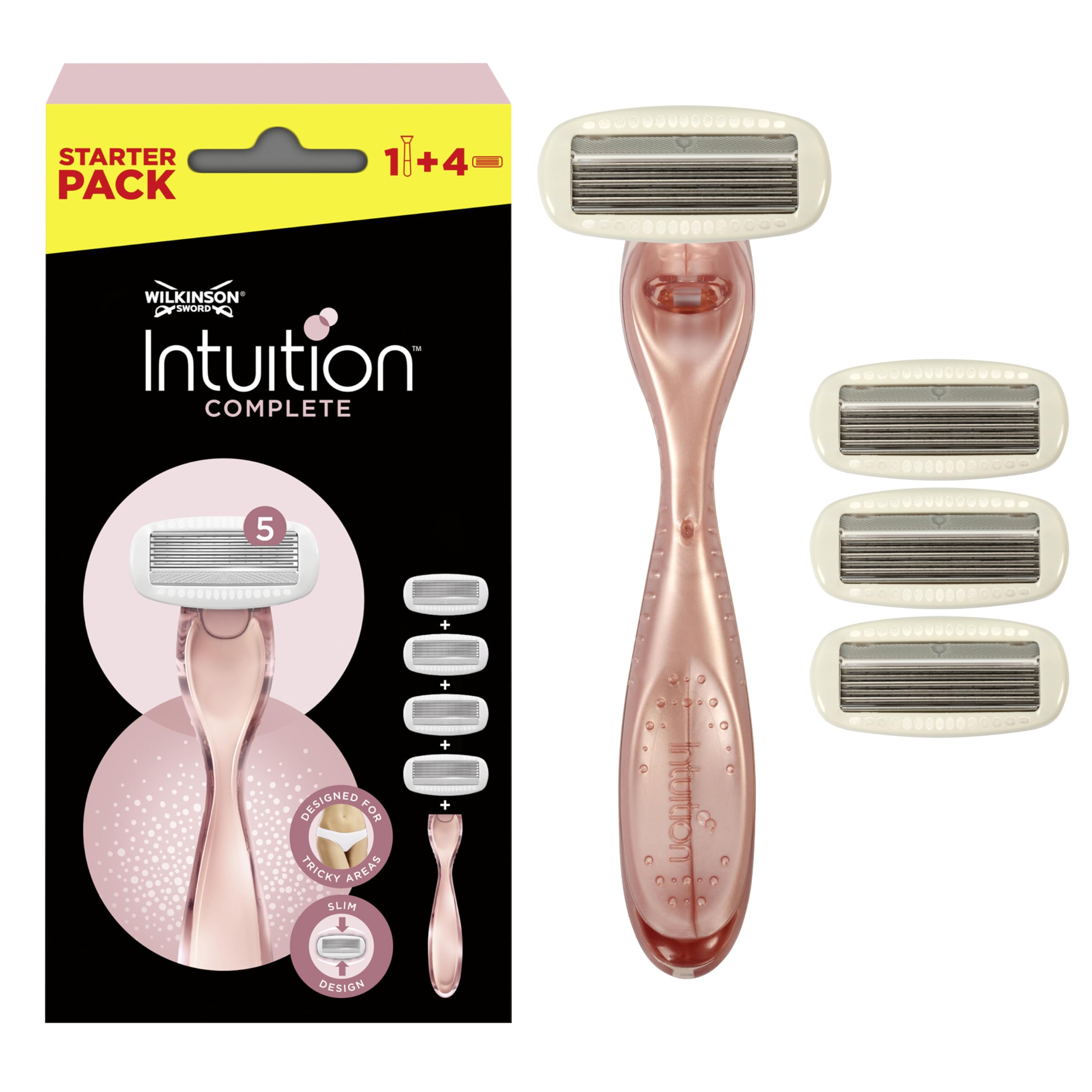 Wilkinson Sword Intuition Complete Rasierer + 4Klingen