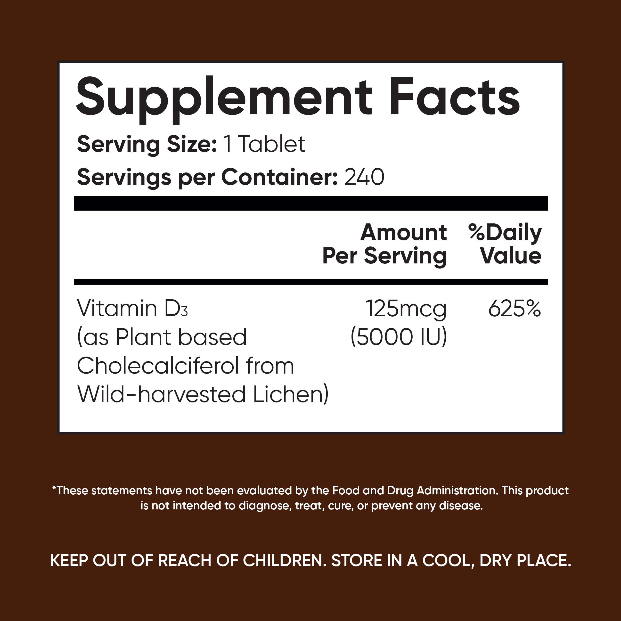 WeightWorld High Potency Vitamin D3 5000IU (125mcg) | 8-Month Supply, 240Ct — Amazon image 6