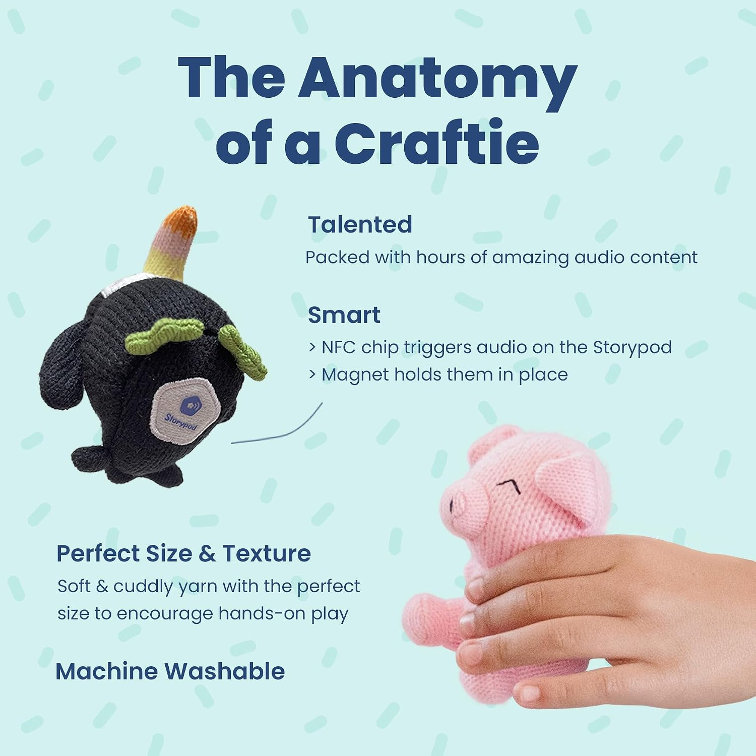 Storypod | The Craftie Fox Adventure Bundle | Audio Content for The Storypod Screen Free Audio Learning System for Preschoolers | SEL Audio Learning & Interactive Fun