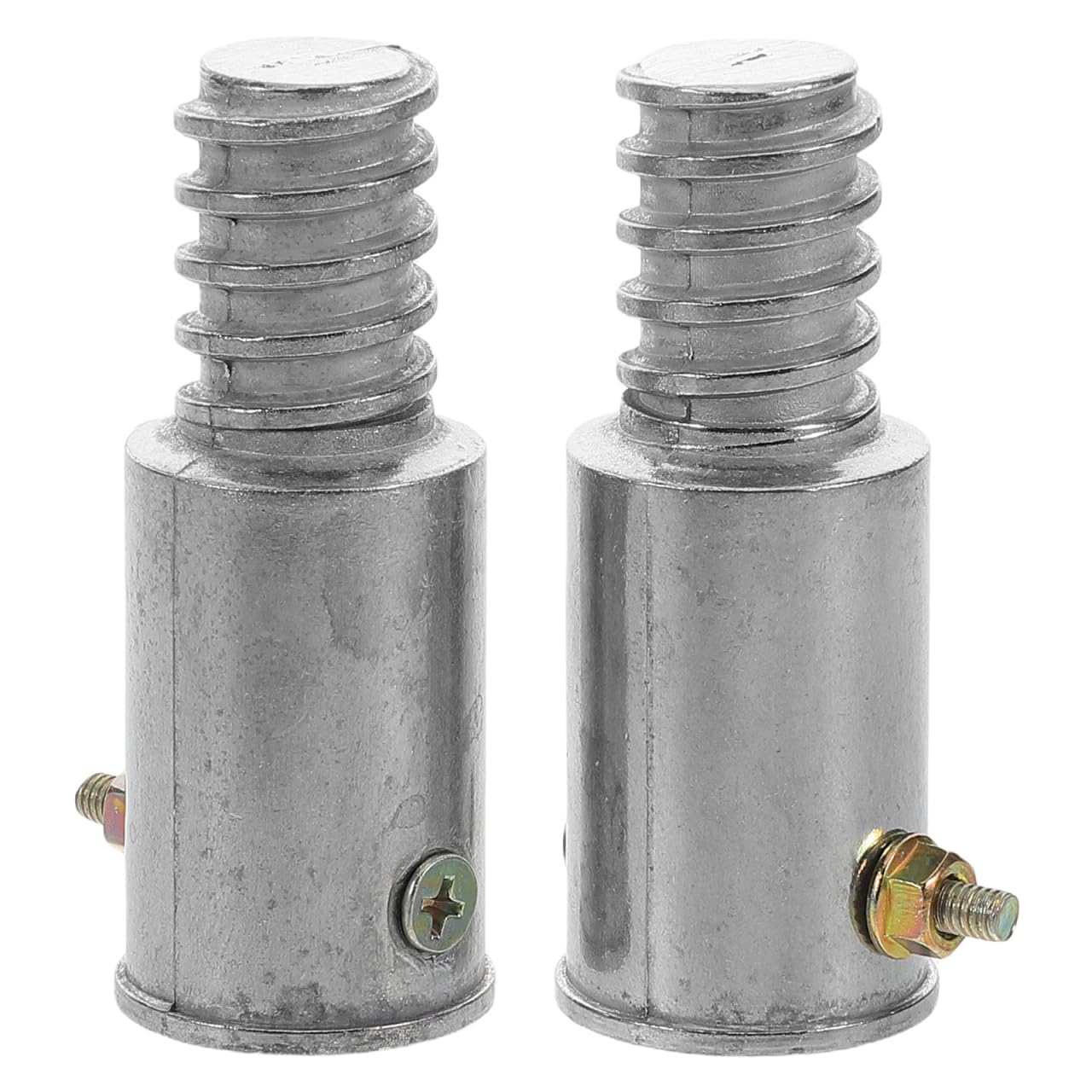 Garneck Aluminum Alloy American Threaded Connection Parts for Extension Poles Compatible with Wood and Metal Rods 2.55 X 1.02 Inches Industrial