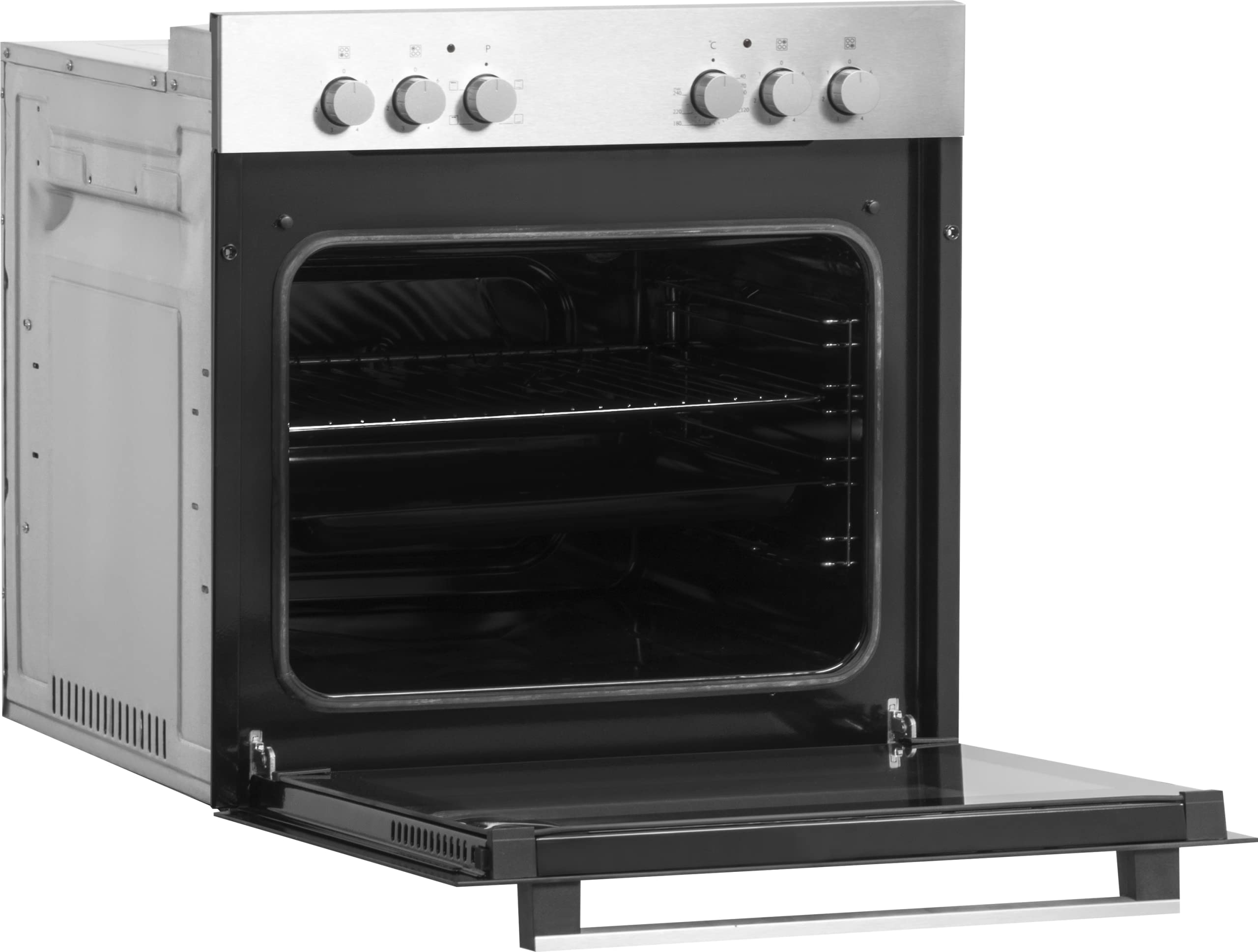 respekta Küchenzeile Gerda KB210BGEC Grau 210 cm Breite mit Elektrogeräten