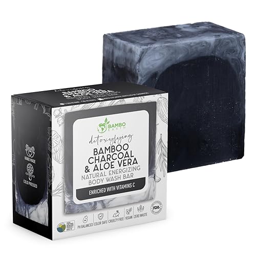 Miniatura 1 de Jabón en barra de gel corporal hidratante sólido, barras de ducha de gel seco natural con aceite esencial a base de plantas y embalaje sin residuos,