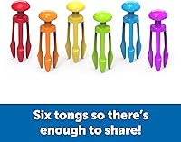 Vista 4 de Learning Resources 3 Prong Tong, Pencil Grip Tongs, Sensory Bin, Fine Motor Toy, Set of 6, Ages 4+