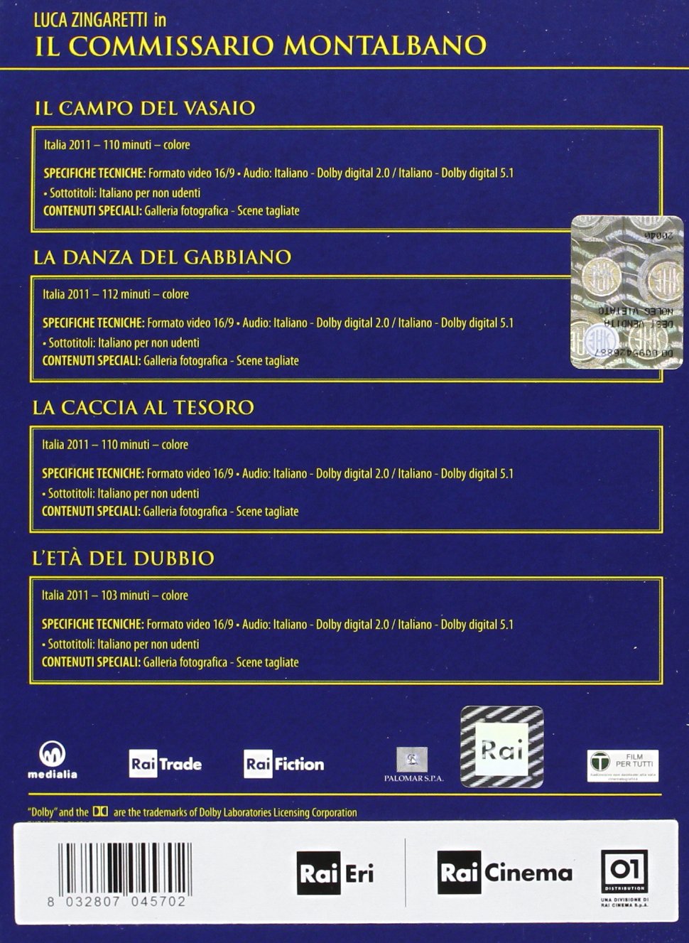 Il commissario Montalbano [Italia] [DVD]