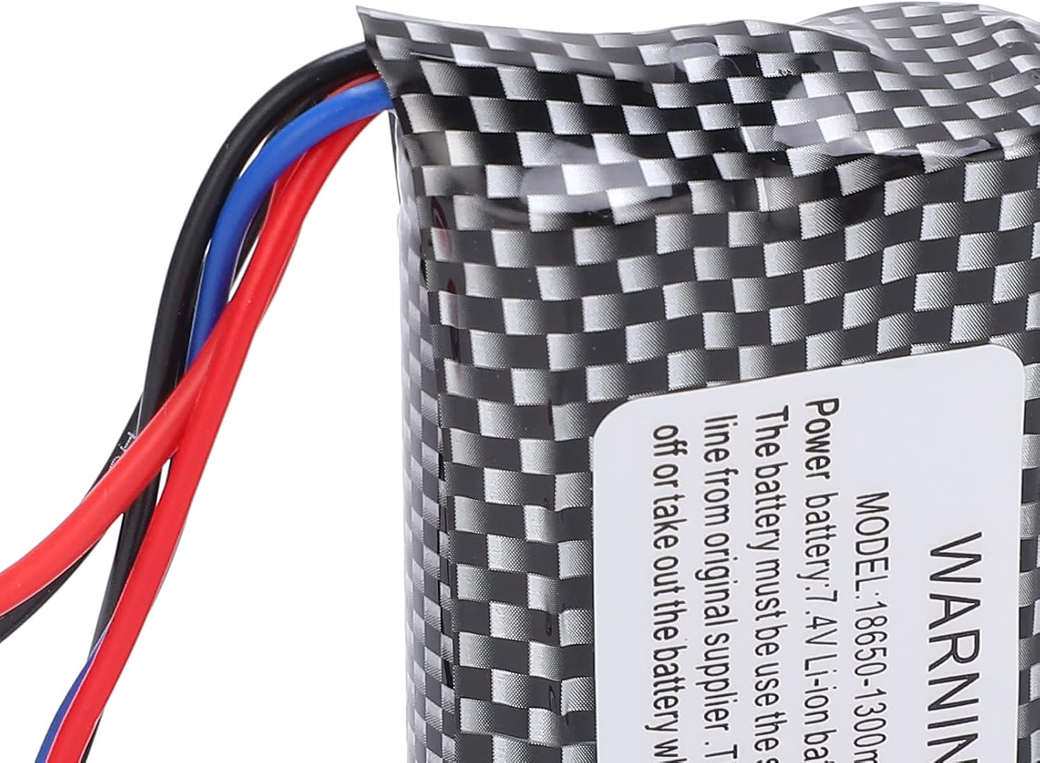 RC Power Supply, 7.4V 1300mAh Rechargeable Long‑Lasting Working Hours RC Lithium Battery for Remote Control Cars for Remote Control Boat