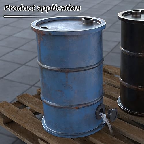 Miniatura 7 de TAISHER Adaptador de conector de tanque de mamparo de PVC negro de 3 pulgadas con tapones y junta para tanque de agua, barriles de lluvia, acuarios,