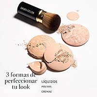 Vista 3 de LAURA GELLER NEW YORK - Brocha retráctil con mango de aluminio Kabuki, para todo el maquillaje facial y base para maquillaje facial líquido, crema
