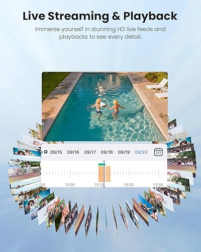 Miniatura 7 de Hiseeu Cámara solar inalámbrica de 4MP de doble lente para exteriores