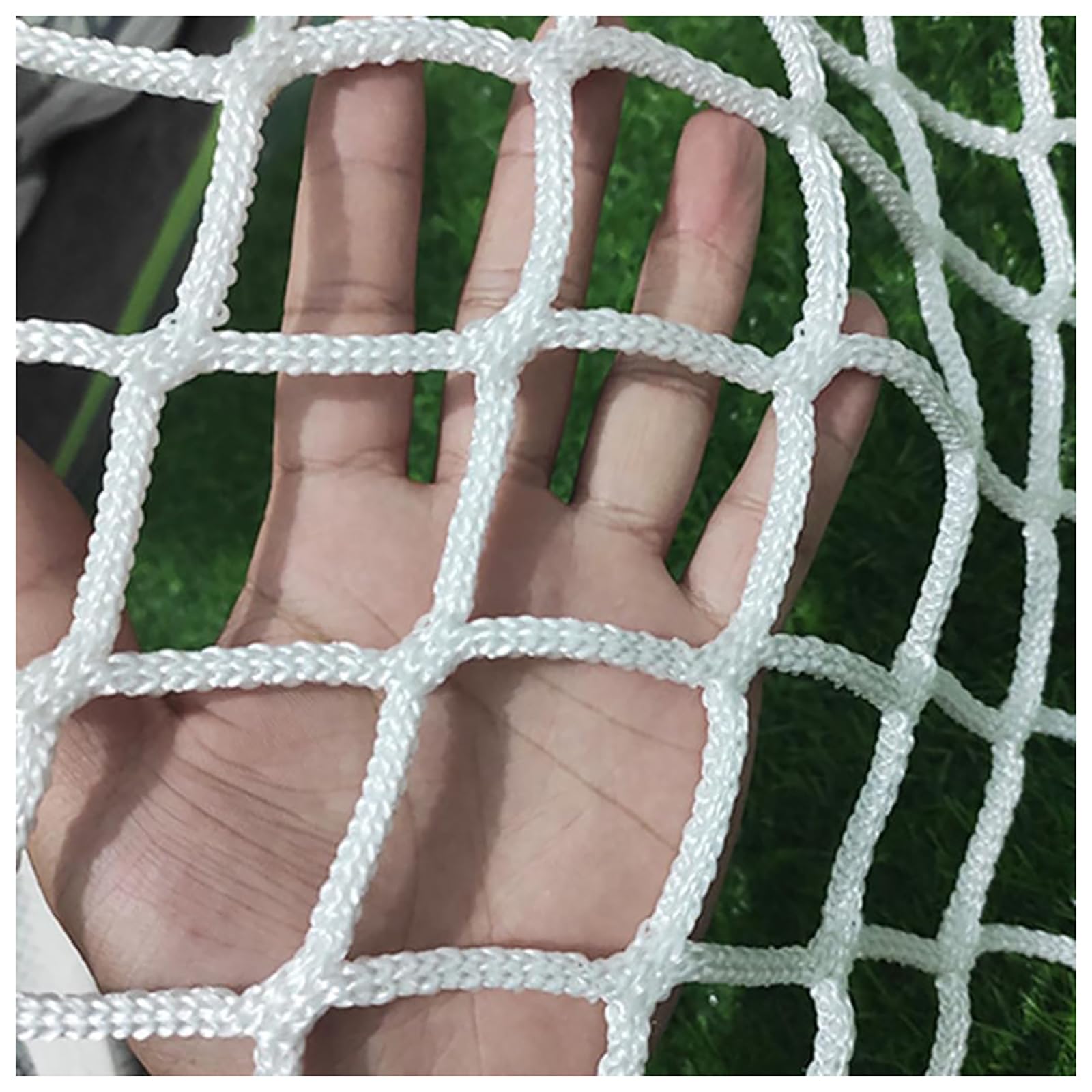 Drissa White Safety Net Playground Climbing Net Outdoor Balcony Safety Net Rope Net Stair Railing Children's Safety Net Pet Toy Knotless Polyester Sports Net(Size:1.5x10m,Color:white)