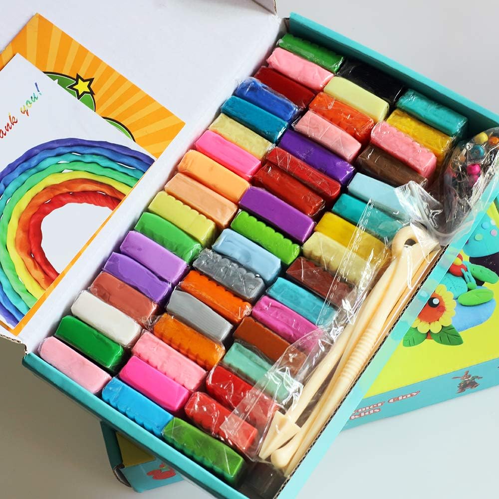 Buy Ciaraq 50 Colors Oven Bake Modeling Clay With Sculpting Tools Safe Non Toxic Polymer Clay Starter Kit For Kids And Beginners Online In Indonesia B07r7hxzbv