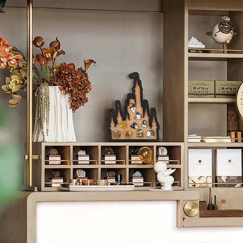 Miniatura 6 de BENECREAT Tablero de corcho de castillo, tablero de exhibición de anuncios, tablero de corcho montado en la pared de 0.8 pulgadas de grosor para