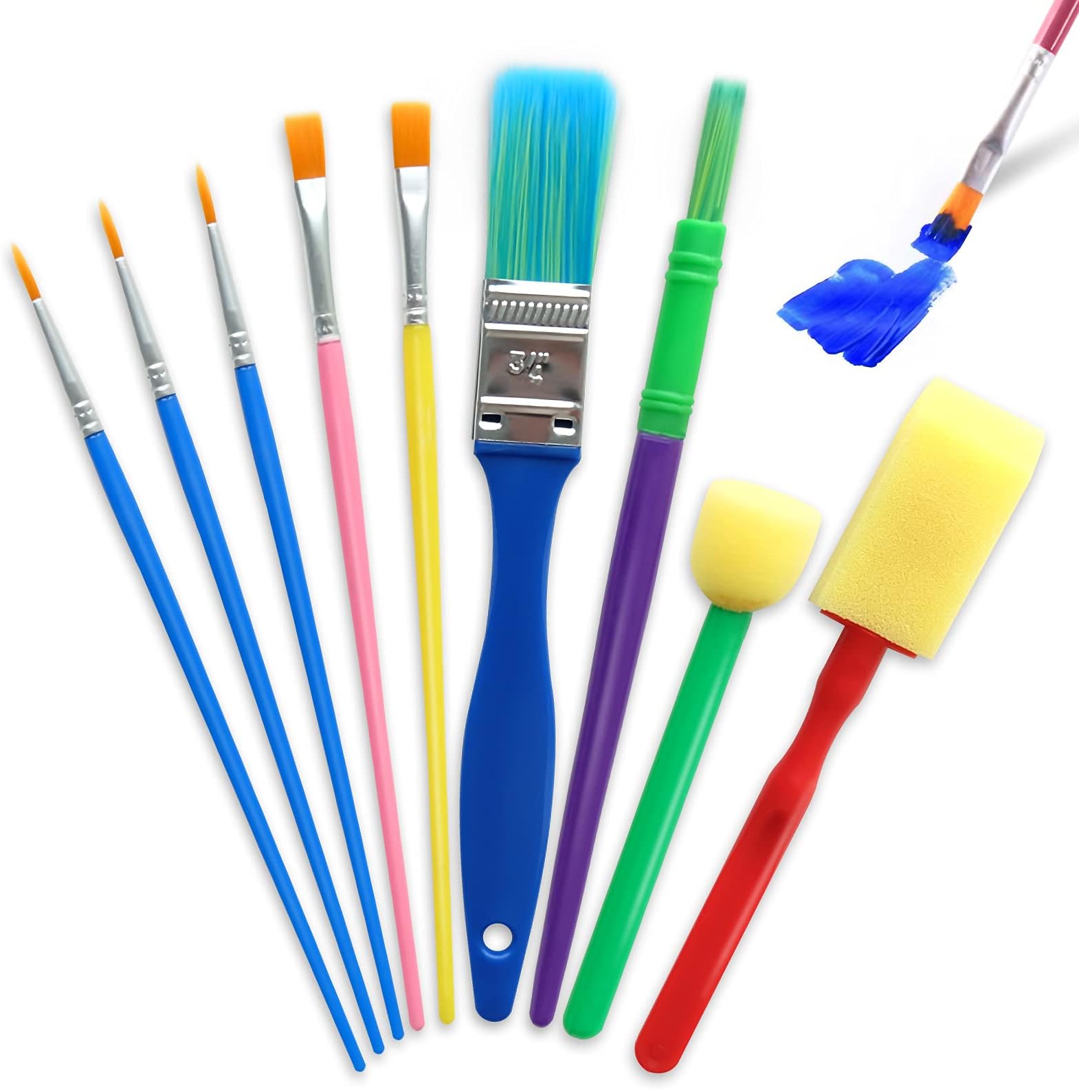Kit de peinture pour enfants HURRISE - 30 modèles différents d'outils