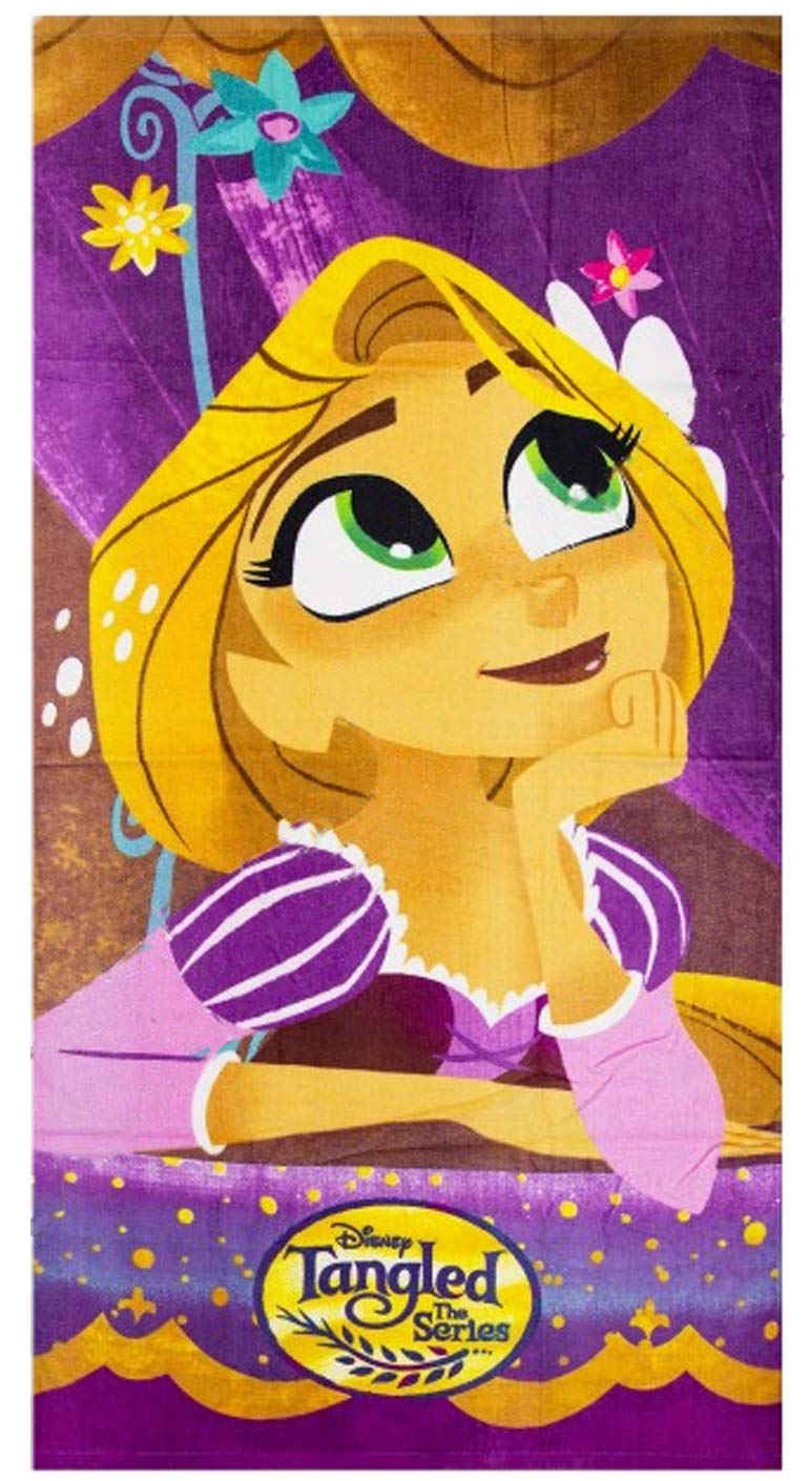 Disney Suncity Tangled Rapunzel Beach Towel 100% Cotton 140 x 70