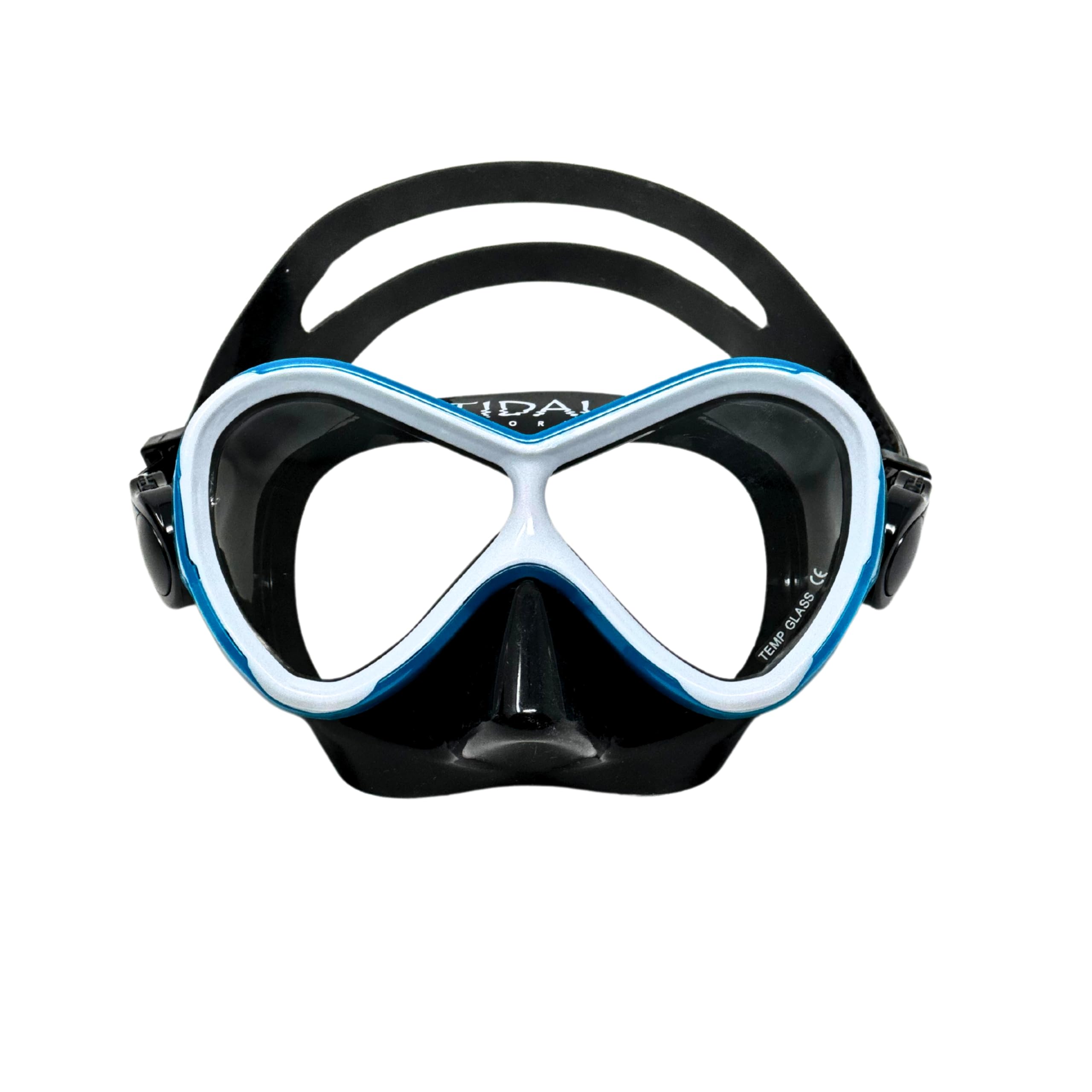 Kids Tidal Mask with Anti-Fog Technology for Scuba Diving, Snorkeling, Free Diving and Swimming. Help Your Kids Explore The Underwater World with Confidence. (Black Skirt)
