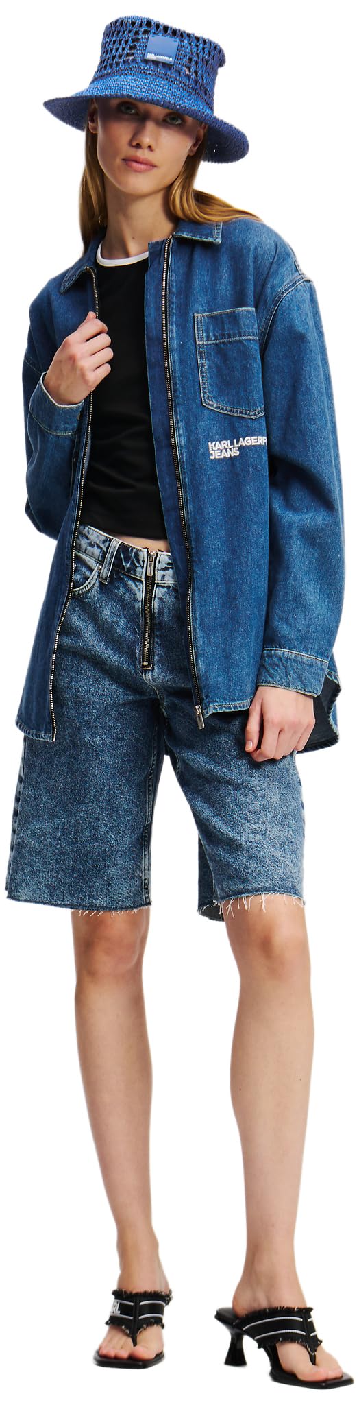 Karl Lagerfeld Jeans, Damskie, Koszula Użytkowa, Krój Koszula