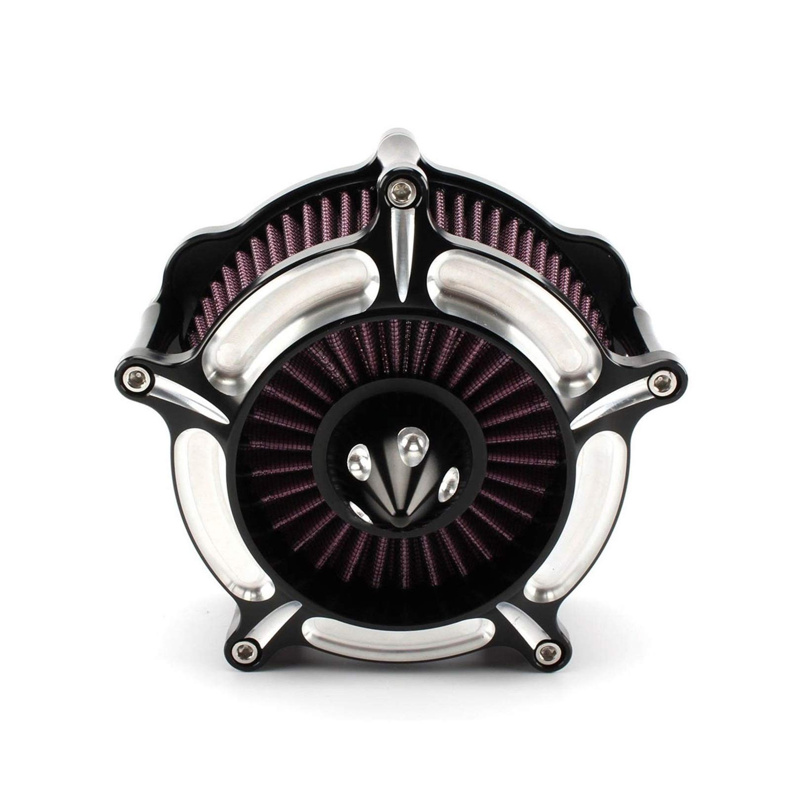 Filtr powietrza motocykla kontrastowy krój turbinowy filtr wlotowy, dla Harley, Sportster XL883 1200 1991-2019 Filtre A Air Moto