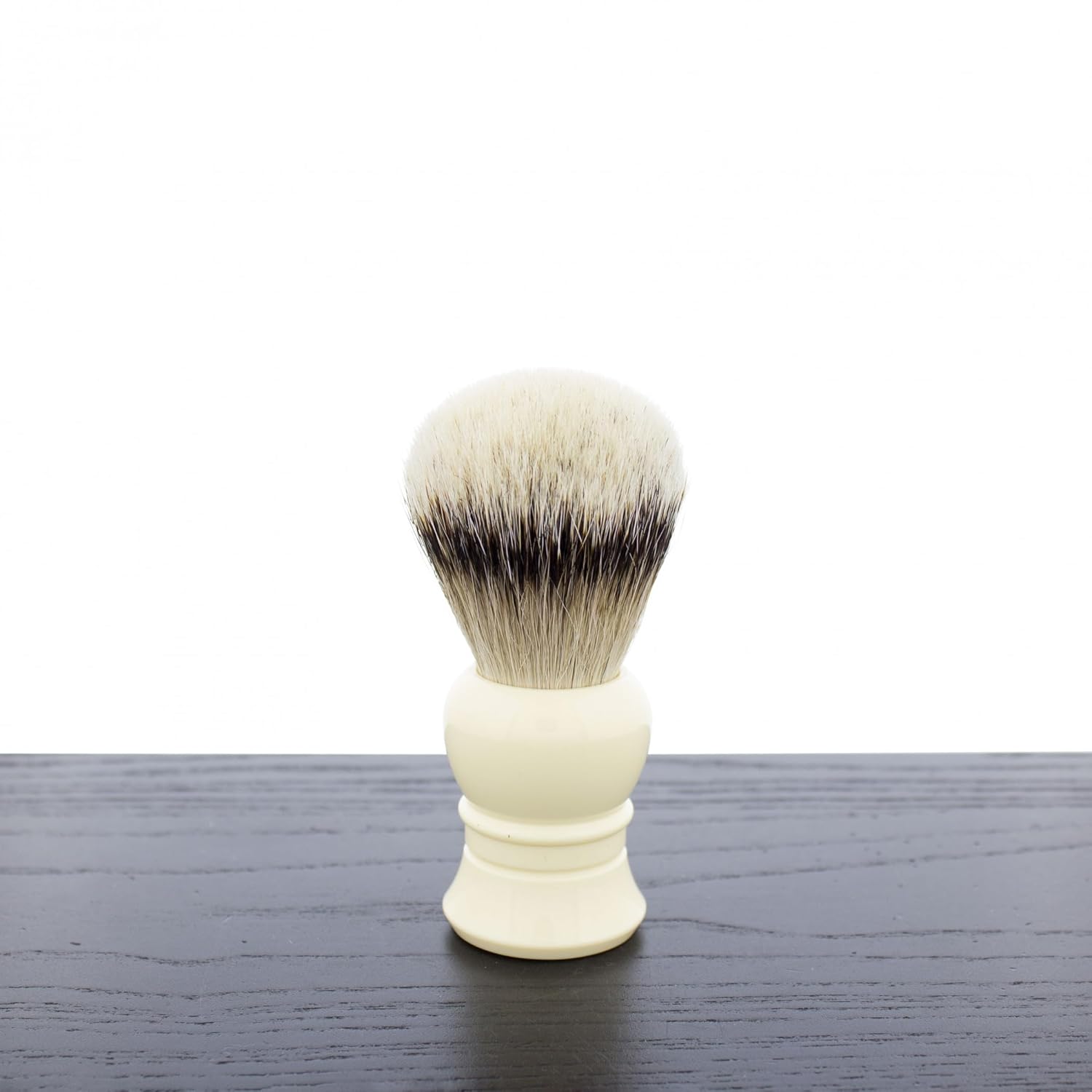West Coast Shaving Lantern Shaving Brush, Silvertip, Ivory-Colored, 24mm