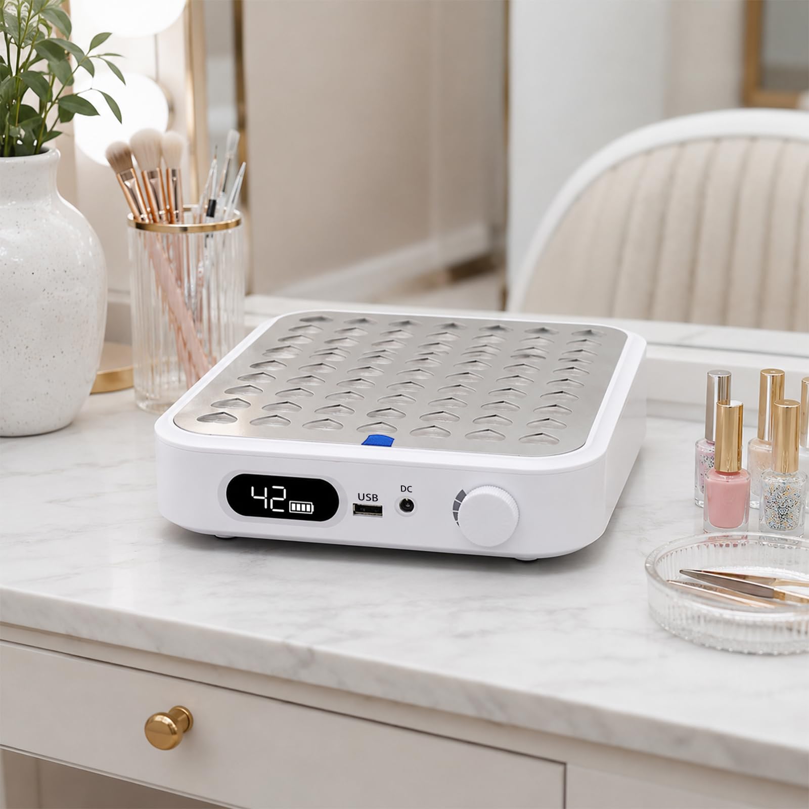 Aspirateur de poussière pour ongles 4200 tr/min - Silencieux - Collecteur