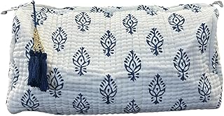 Handcrafted Cotton Quilted Toiletry Bags (Pac...