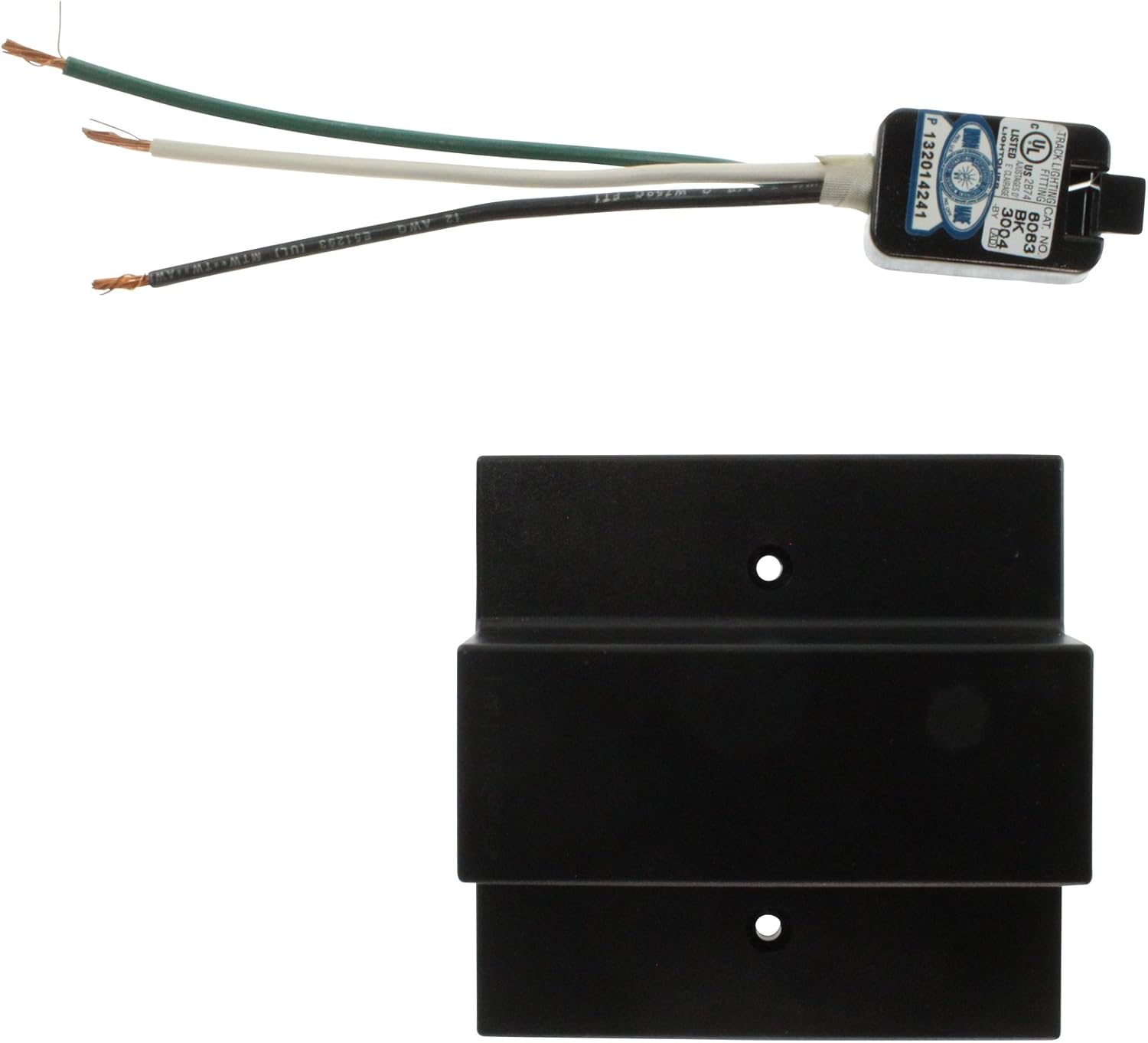 Floating Power Feed Track Mounting Finish Matte Black Track Lighting