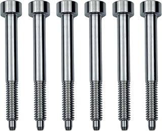Titanium Alloy Double Locking Tremolo Bridge Saddles and Screws Hardware For Floyd Rose Special Original Series Electric Guitar Accessories (6x Titanium Alloy tring Lock Screws)