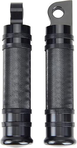 Miniatura 9 de Goldfire Par de estriberas de aluminio CNC para motocicleta, estriberas de montaje masculino, compatible con Harley Dyna, Sportster, Cuarenta y ocho