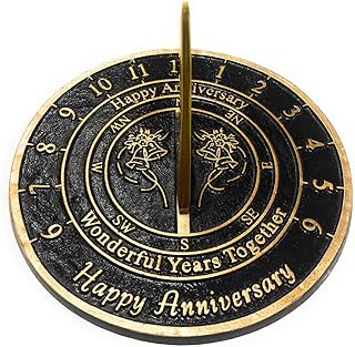 ARTIZANSTORE Wedding Anniversary Large Sundial Gift