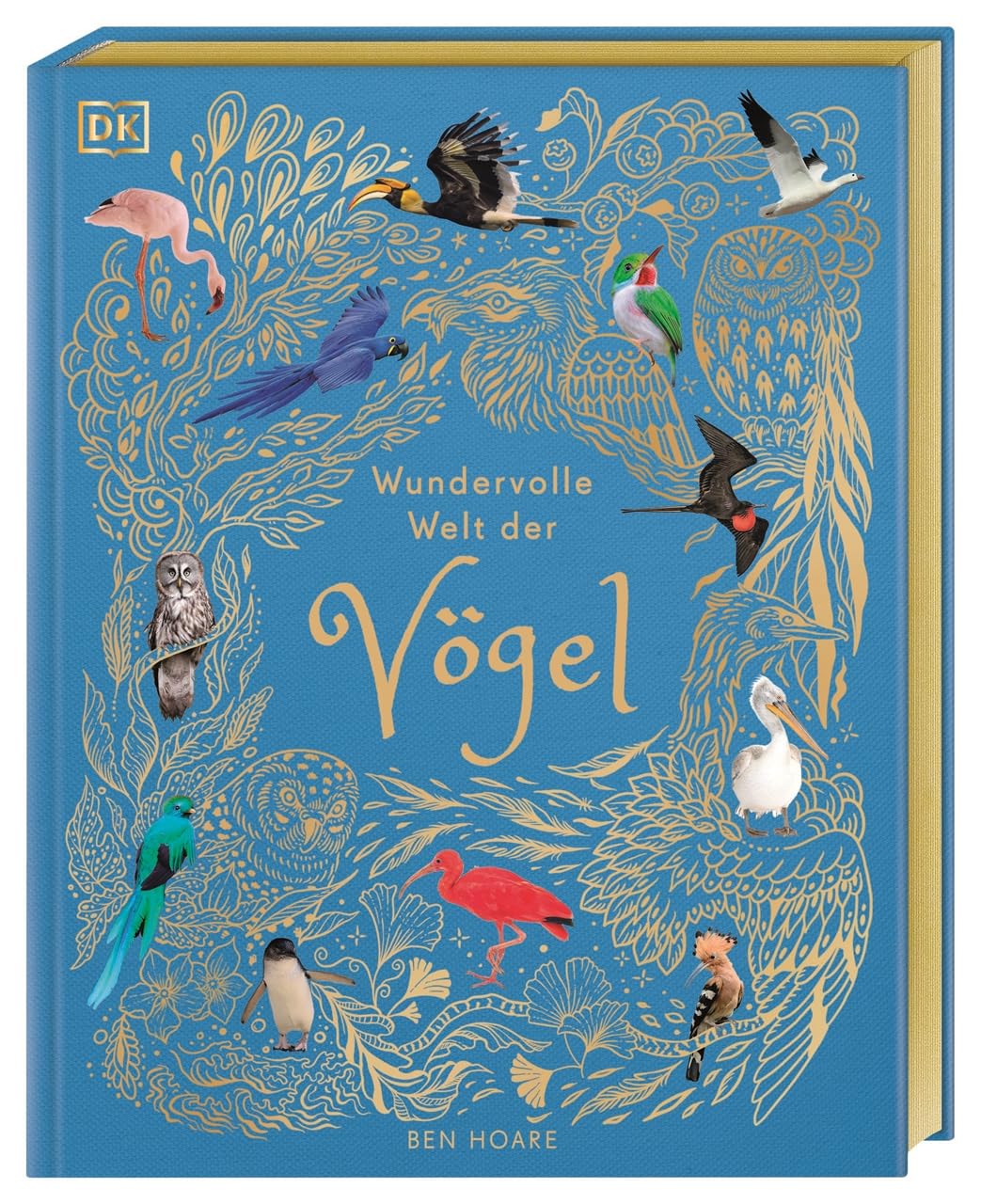 Wundervolle Welt der Vögel: Ein Natur-Bilderbuch für die ganze Familie. Hochwertig ausgestattet mit Goldfolie, Lesebändchen und Goldschnitt. Für Kinder ab 7 Jahren