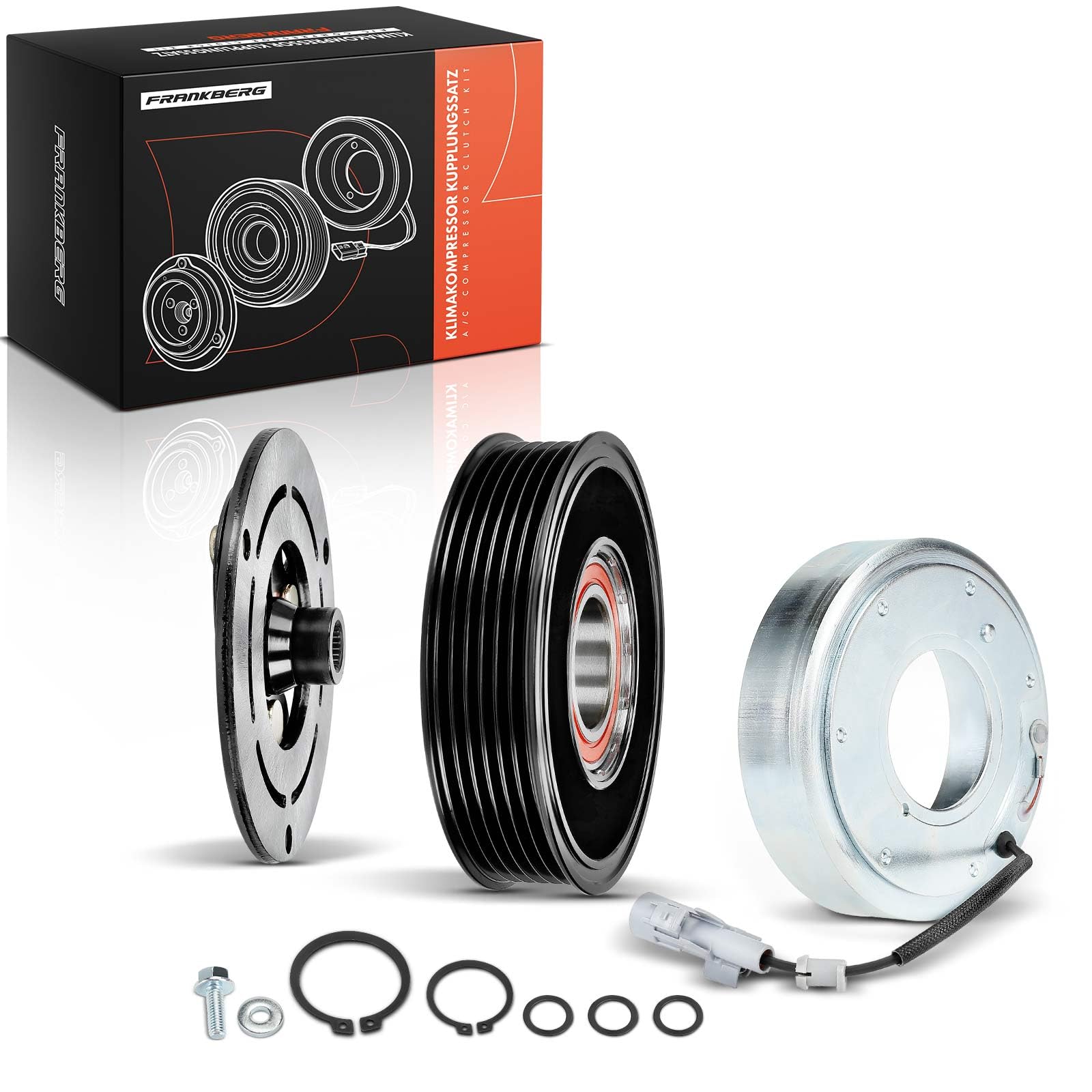 Frankberg Magnetkupplung Klimakompressor Benzin Kompatibel mit Forester SJ Impreza Schrägheck GP Impreza Stufenheck GJ Levorg XV GP Replace# 73111FJ040