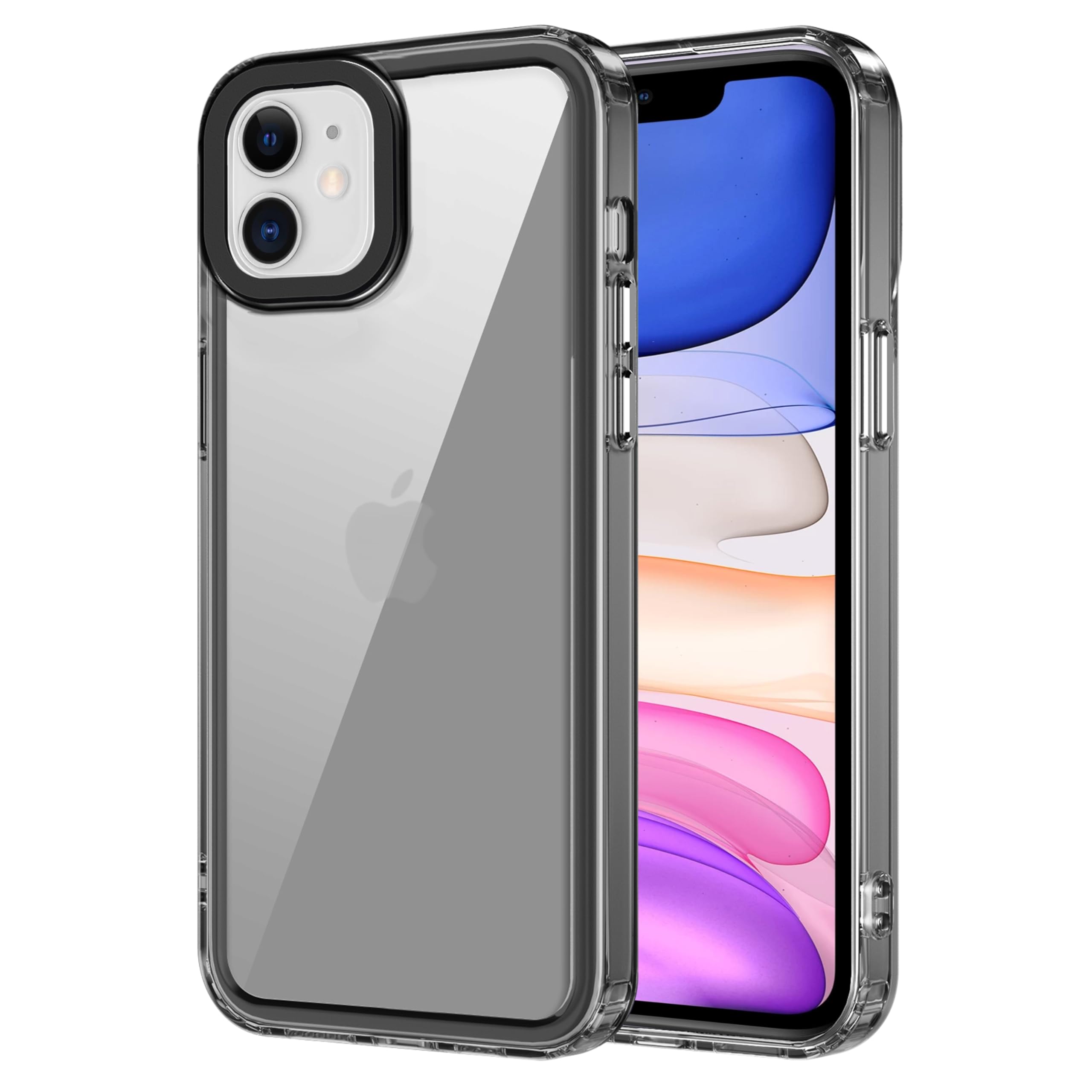 Zapcase Back Case Cover for iPhone 11 | Compatible for iPhone 11 Back Case Cover | Case Cover with Camera Protection | (TPU + PC | Translucent Black) (B0CSP7M1Z4) Amazon Price History, Amazon Price Tracker