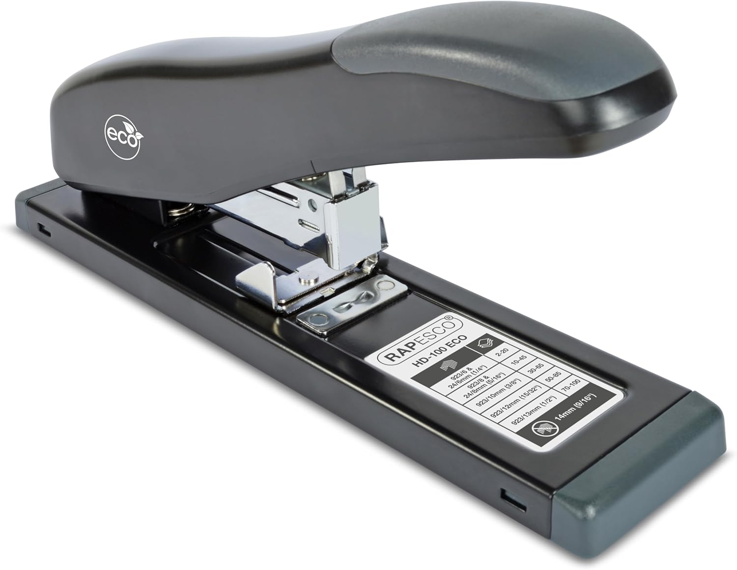 Rapesco 1307 ECO Heavy-Duty Stapler Staples Type 923/10mm, 100 Sheet