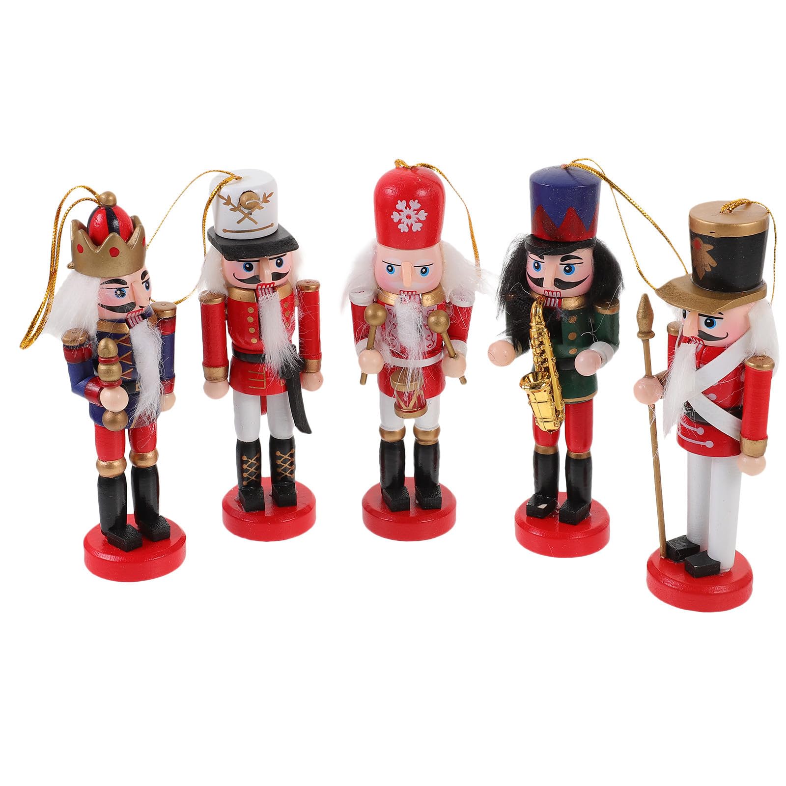 Toyvian 20 Pièces Casse-Noisette de Table en Bois Décoratif pour Noël,
