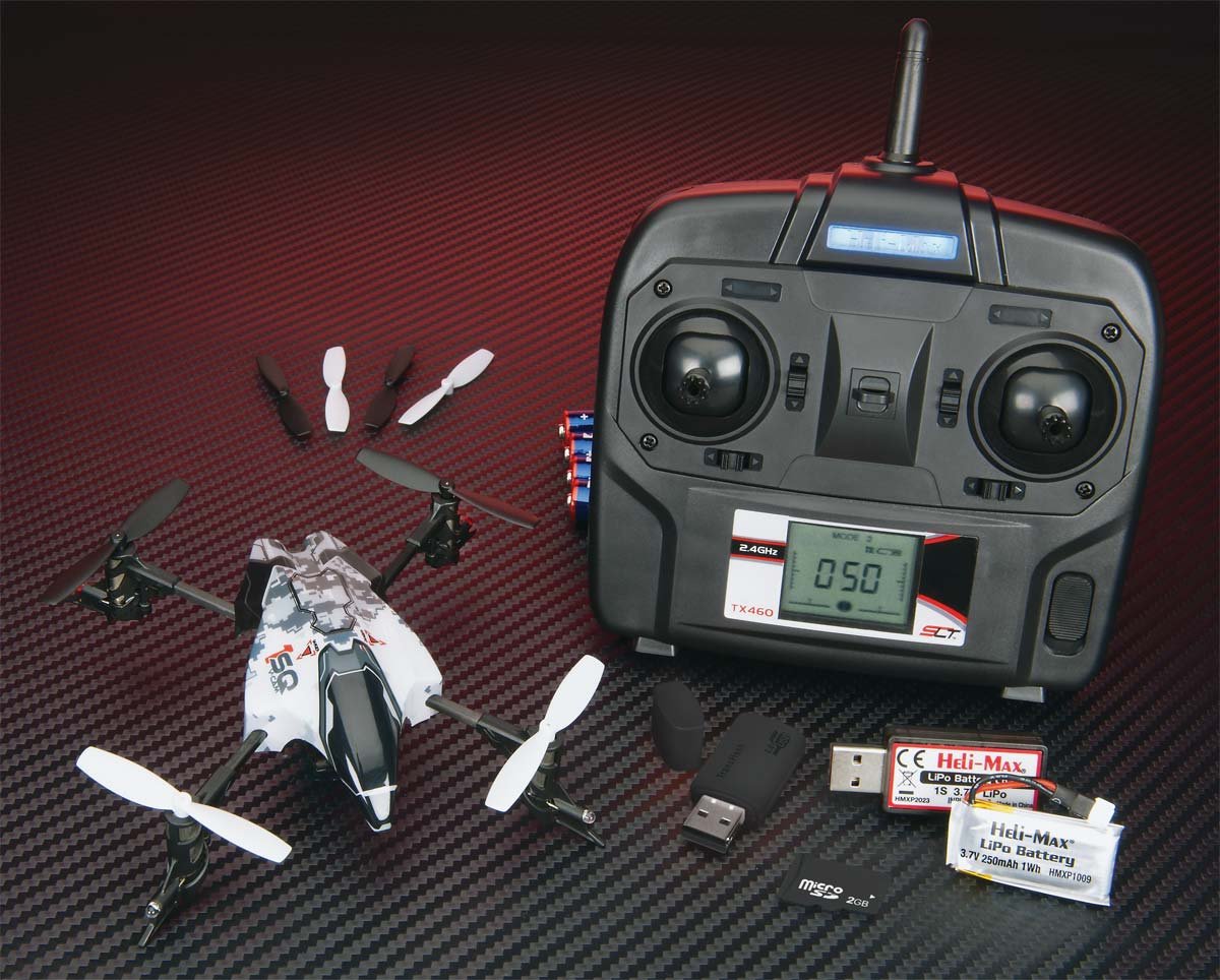 Heli Max - Hmxe0836 - Samolot sterowany radiowo - Quadrocopter 1sq V-cam