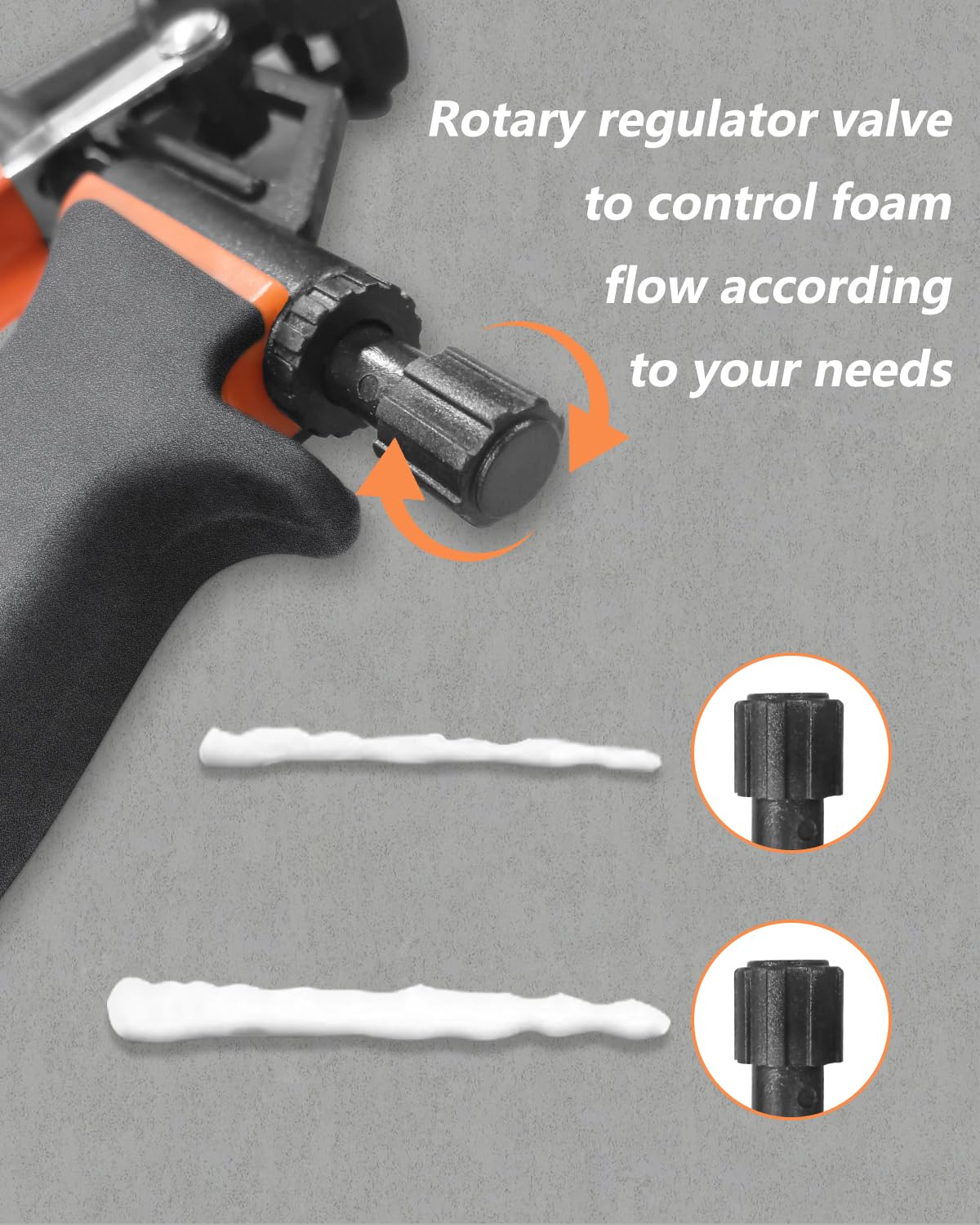 PU Foam Gun - Lytool Construction Foam Gun Requires No Cleaner Dosing