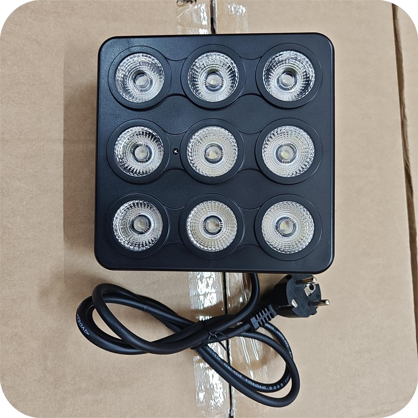 KeoBin LED Par Lights, RGBWA+UV Par Can Light for Events,DJ Lights, Stage Light, Wedding Party