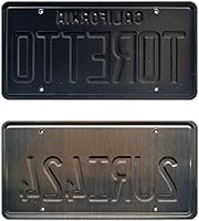 Vista 2 de Fast and Furious Toretto + 2JRI424 Matrículas estampadas de metal