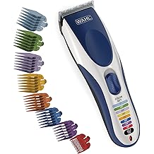 Wahl Color Pro Cordless Rechargeable Hair Clipper &amp; Trimmer &ndash; Easy Color-Coded Guide Combs - for Men, Women, &amp; Children &ndash; Model 9649P