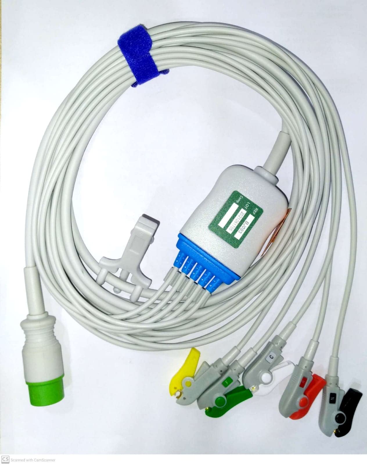 COMEN 12 PIN ECG CABLE 5 LEAD CLIP-picture-33