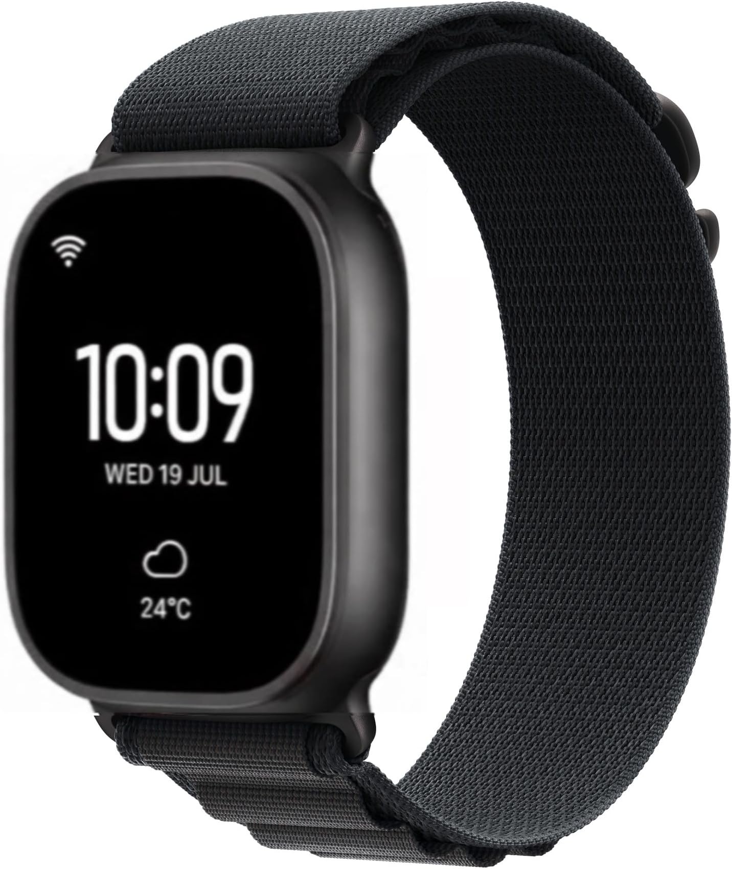 Alpine Loop Nylon Watch Strap for Apple Watch compatible (38mm–49mm) | Soft Woven Strap | Secure Hook Closure | Sweat-Resistant, Lightweight & Comfortable