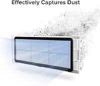 Vista 3 de roborock Paquete de 2 filtros lavables para aspiradoras robot C1, E2, E3, E4, E5, S4, S5, S5 Max, S6, S6 Pure, S6 MaxV y Q5, piezas de repuesto
