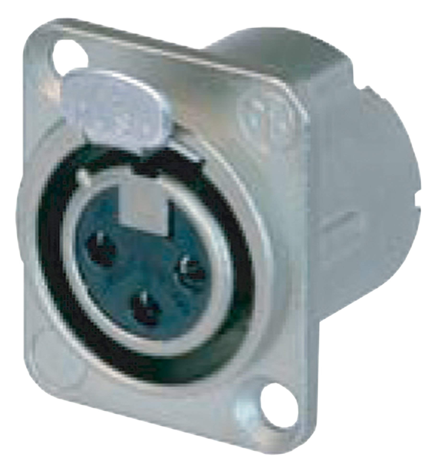 Neutrik Women's Silver Nc3fdlx 3 Pin Xlr Chassis Socket