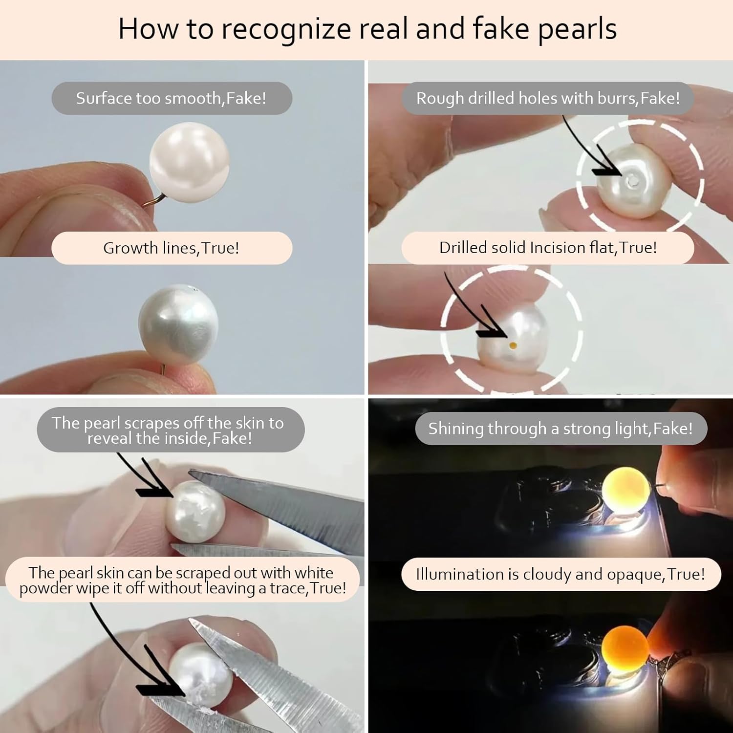 PEARLIE Dainty Pearl Pendant Necklaces for Women Delicate Choker Necklaces Handmade Freshwater Pearl Chain Necklace Lady Summer Costume Accessories - Image 3