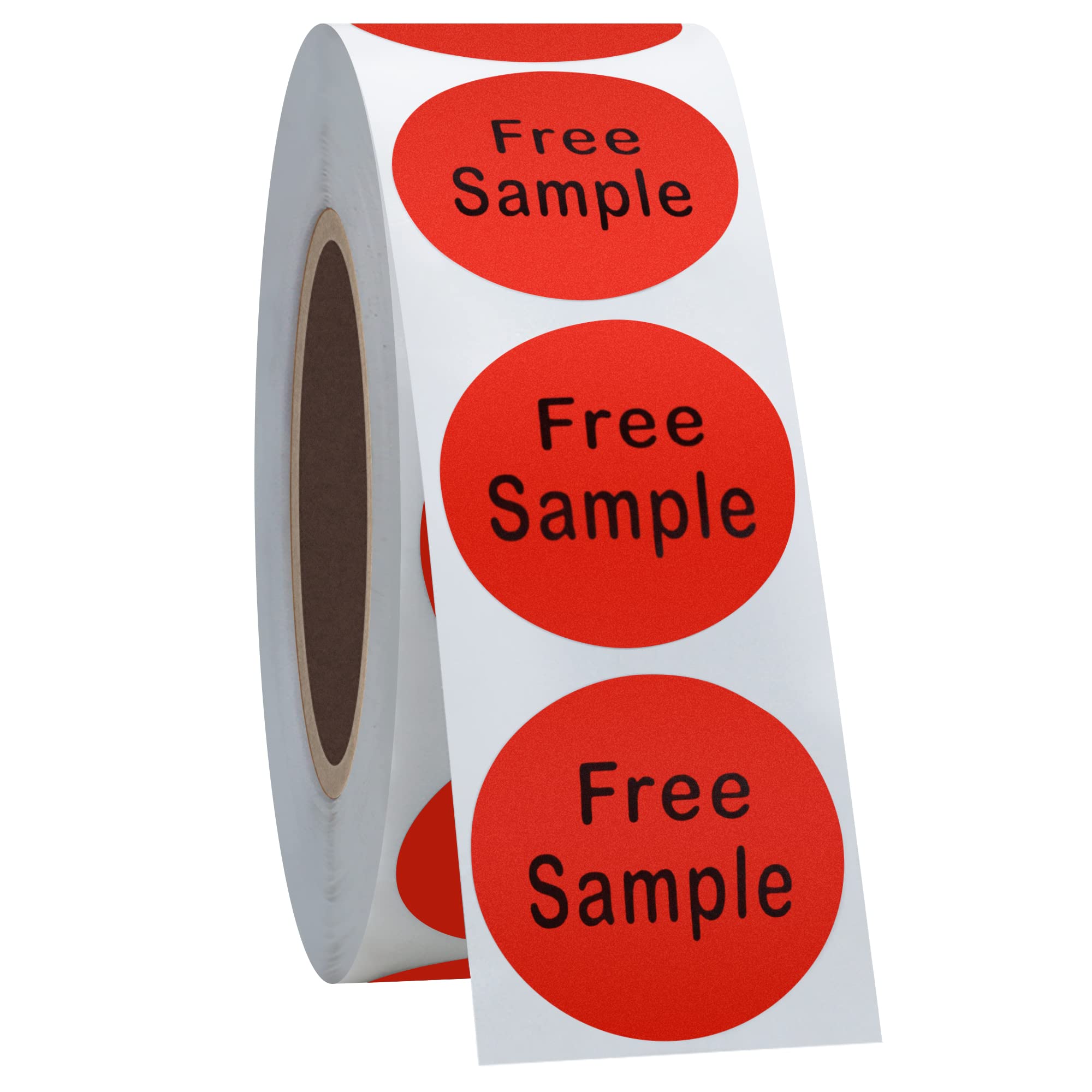 Hycodest 500 pcs Pruduct Stickers Red Round Product Labels for Retail Stores Supermarkets (Sample, 1 inch)