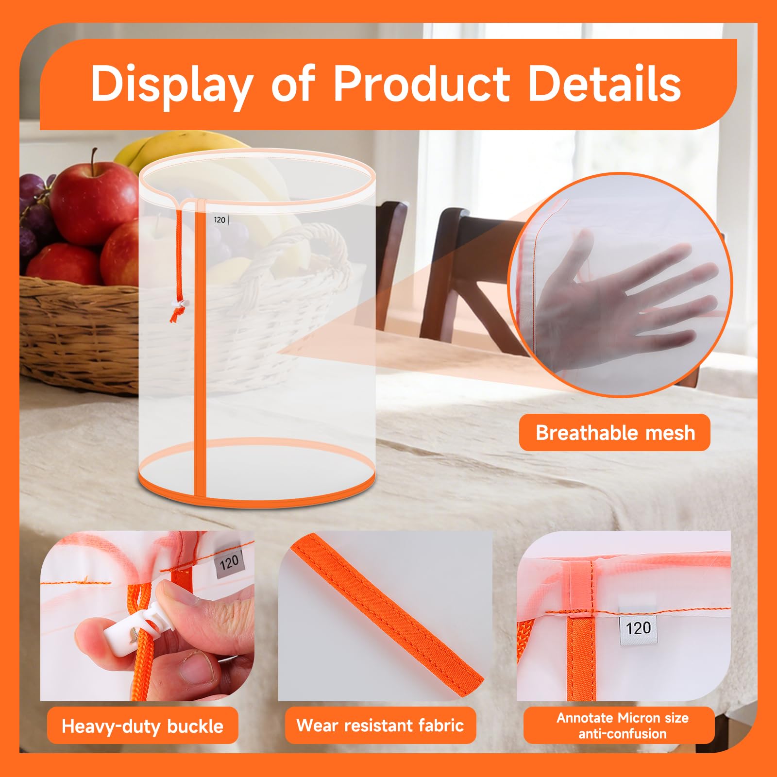Reusable 45 Micron Filter Bags - 2 Pack -3