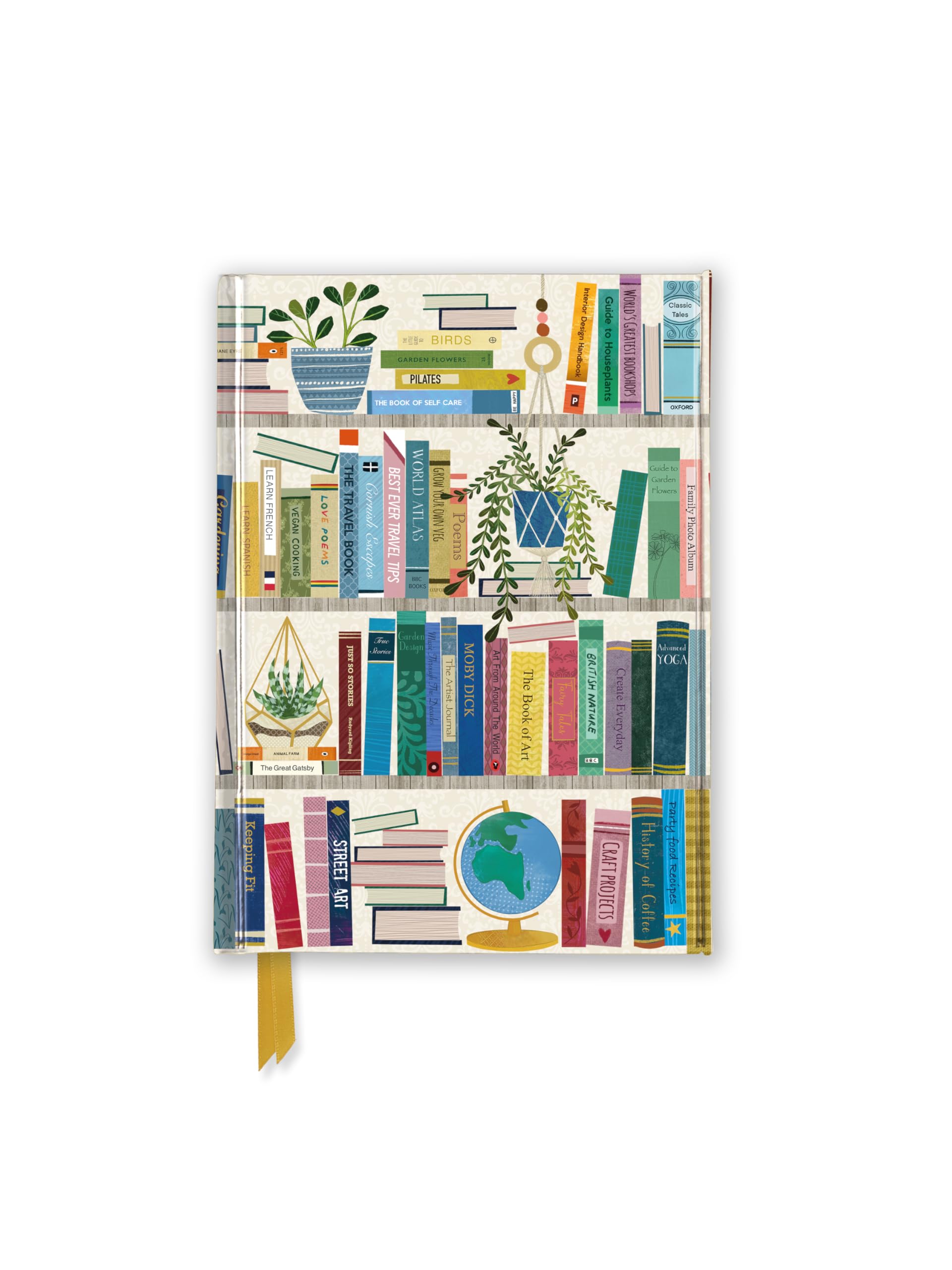 Georgia Breeze: Bookshelves (Foiled Pocket Journal) (Flame Tree Pocket Notebooks)