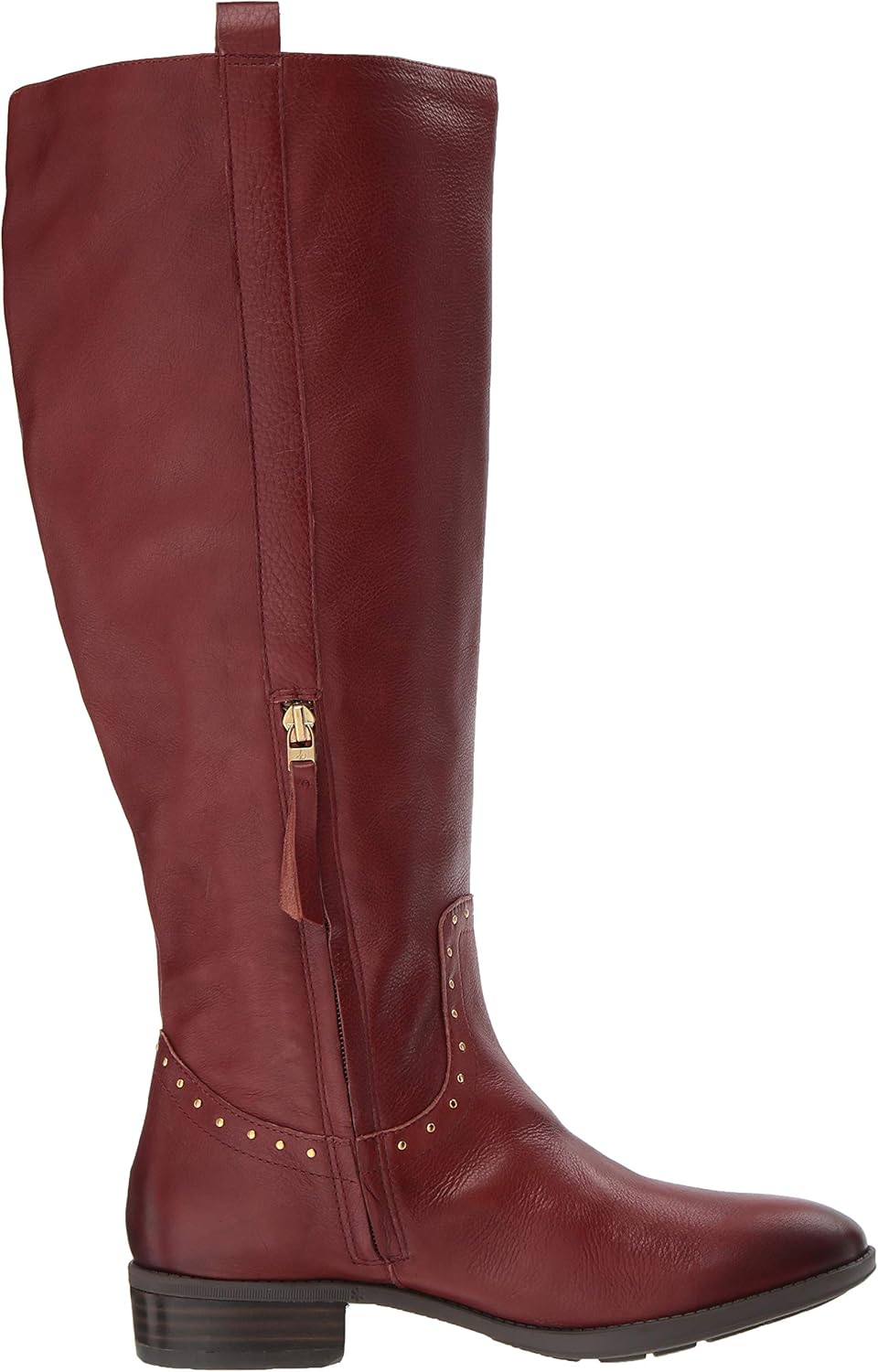 Sam Edelman Women's Prina 2 Knee High Boot 6 Redwood Brown Leather