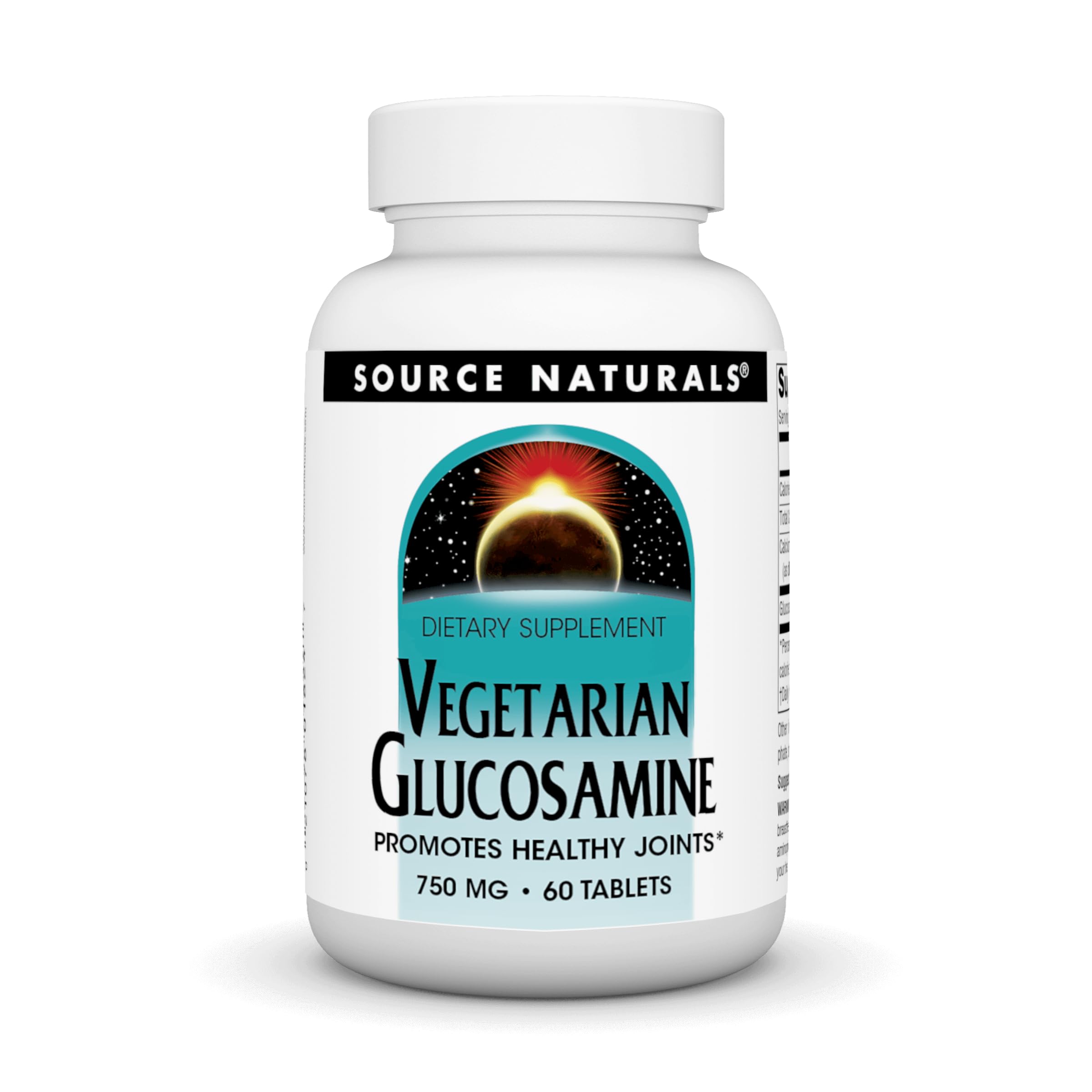 Source Naturals Vegetarian Glucosamine 750mg 1/60 Tablets-image-23