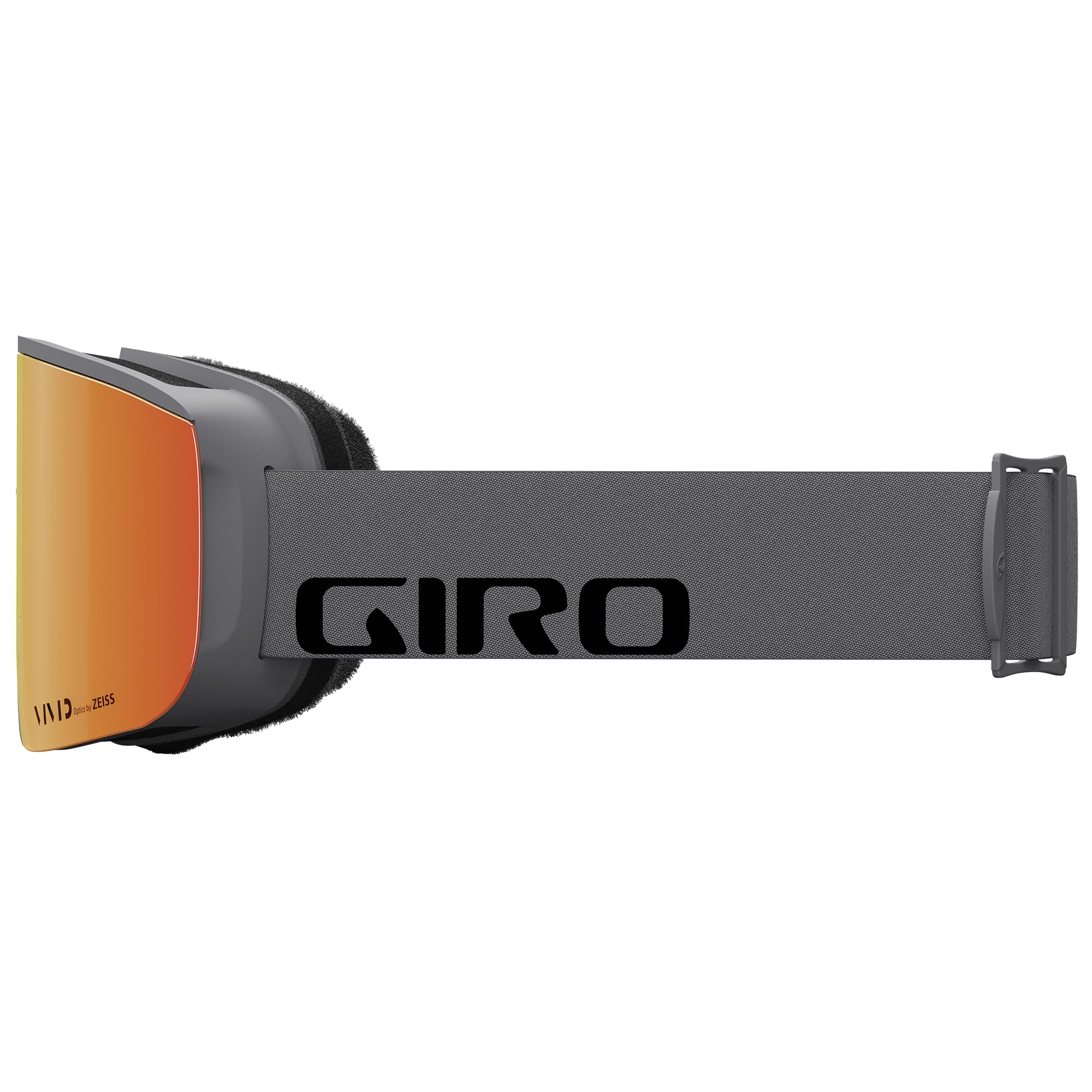 Giro Axis - Gafas de esquí y snowboard para hombre, Gafas Snow, Gafas Nieve, correa gris con lentes infrarrojos VIVID EmberVIVID