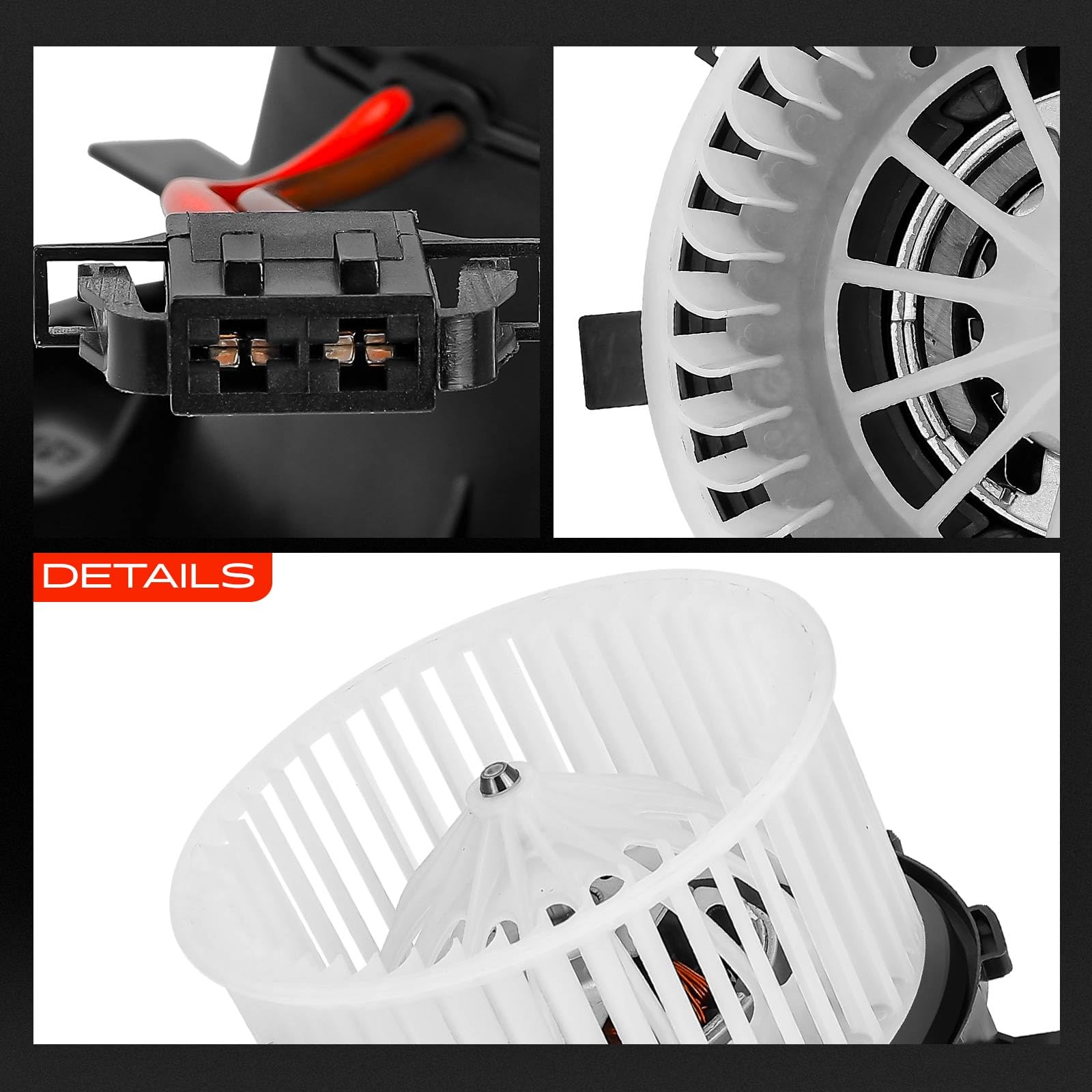 Frankberg Motore del ventilatore Ventilatore del riscaldamento Compatibile con A4 Avant 8K5 Q5 8RB A4 8K2 A5 8T3 A5 Spotback 8TA Replace# 8K182 0021B